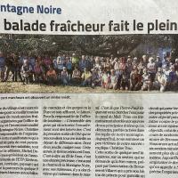 Article presse balade fraicheur 2022